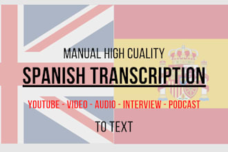 transcribo audio a texto en buena calidad