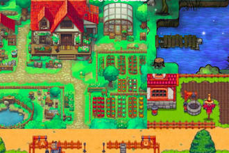 do 2d pixel art tileset tilemap top down video game art pixel art environment