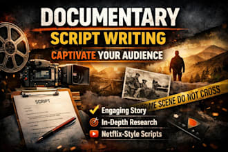 write you a documentary style youtube video script