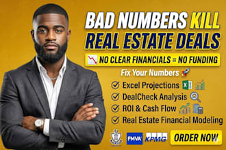do real estate business plan financial projections excel and dealcheck