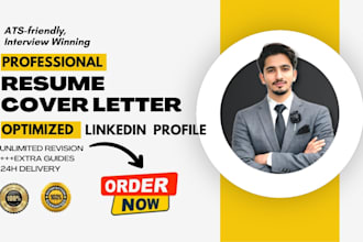 write a professional ats resume and linkedin profile