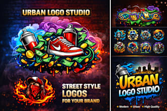 design a street urban logo for your brand