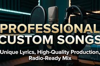 create a custom song for birthday, wedding or any occasion