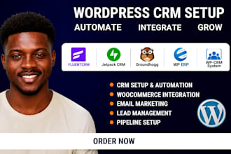setup groundhogg  fluentcrm wordpress crm jetpack claude ai woocommerce plugin