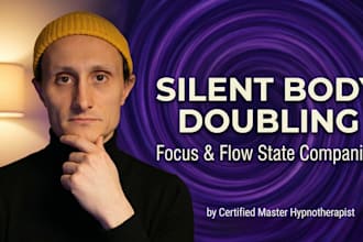 be your silent companion for deep work and body doubling