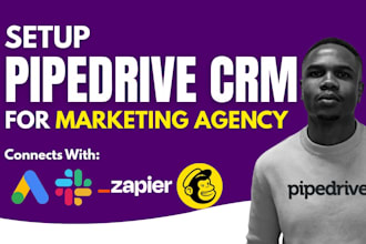 set up pipedrive CRM for your marketing agency