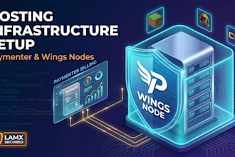 install and configure paymenter and wings nodes for your hosting business