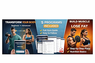 create a custom gym workout plan for your fitness goals