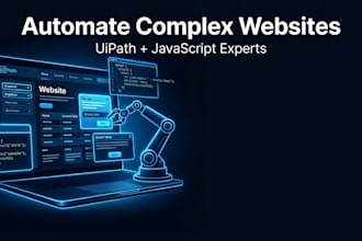 automate complex websites using uipath and js