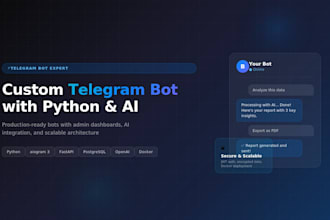 build a custom telegram bot with python and ai integration