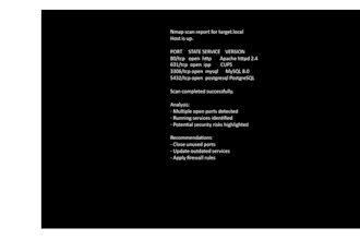 professional network security scan using nmap