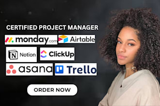 setup workflow project management in monday, clickup, trello, slack, airtable