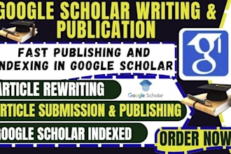 write, backdate and publish research article in google scholar indexed journals