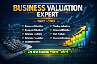 do business valuation, financial modeling, dcf analysis, and startup valuation
