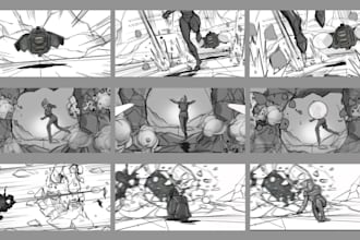 be storyboard frame animation webtoon tv commercial short film storyboard artist