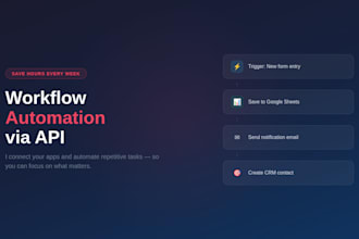 automate your workflow by connecting apps via apis