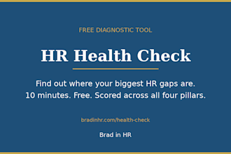 deliver a 30 minute HR health check consultation