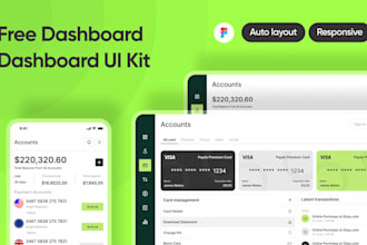 design dashboard, saas, web app, CRM, admin panel or software UX UI in figma