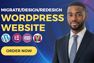 design wordpress woocommerce ecommerce website elementor pro wordpress website