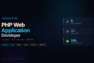 build a scalable saas CRM or admin panel in PHP and laravel