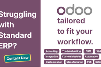 customize odoo modules and automate your business workflows