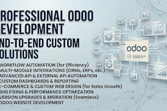 odoo development, customization, modules and workflows