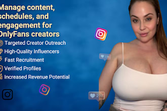 manage content, schedules, and engagement for onlyfans creators
