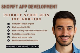 build a custom shopify app and integrate private apis for your store
