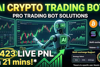 build custom ai crypto trading bot, crypto trading bot, crypto bot, trading bot