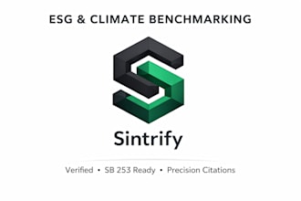 perform esg benchmarking and ca sb 253 climate analysis