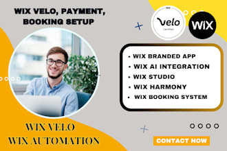 build wix velo ai booking wix harmony wix aria advanced wix chat bot website