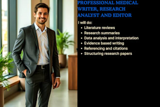 assist with medical research and detailed research analysis