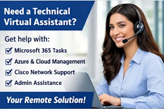 provide microsoft 365   sharepoint   IT support   azure and cisco basic support