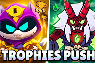 push your brawl stars trophies and reach high ranks fast