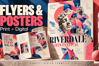 design print ready business flyers and promotional posters