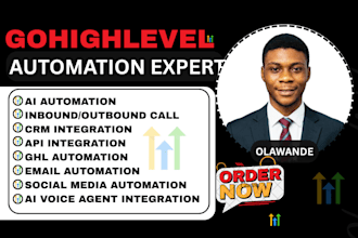 build gohighlevel automation, gohighlevel workflow and CRM automation