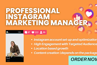 be your instagram marketing specialist