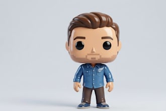 create custom funko pop character with accessories and poses