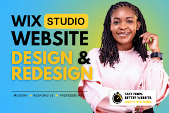 redesign wix website in wix studio with responsive design