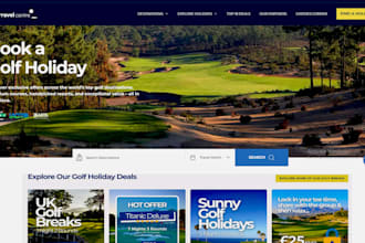travel agency website, booking website and hostel, vacation website