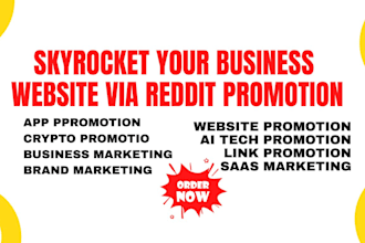promote ecommerce saas website ai tool via reddit SEO backlink and marketing