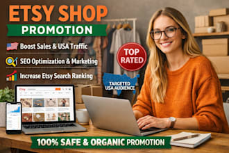 promote etsy shop to increase visitors to rank and sales