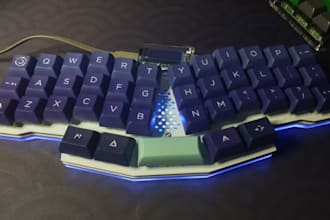 create custom keyboard pcb design  with schematics, gerber and 3d files