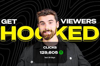 design a high CTR youtube thumbnail