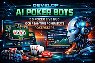 develop ai poker bots, gg poker live hud, ocr real time poker stats, pokerstars