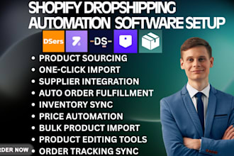 setup shopify dropshipping automation dsers autods zendrop spocket dropcommerce