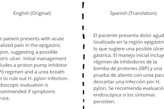 provide professional translation for scripts and medical documents