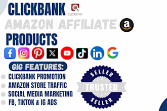 promote your clickbank and amazon affiliate products for higher sales