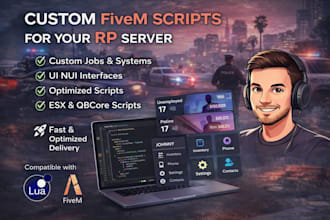 create a custom fivem script for your server