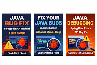 fix java bugs in spring boot backend or rest API